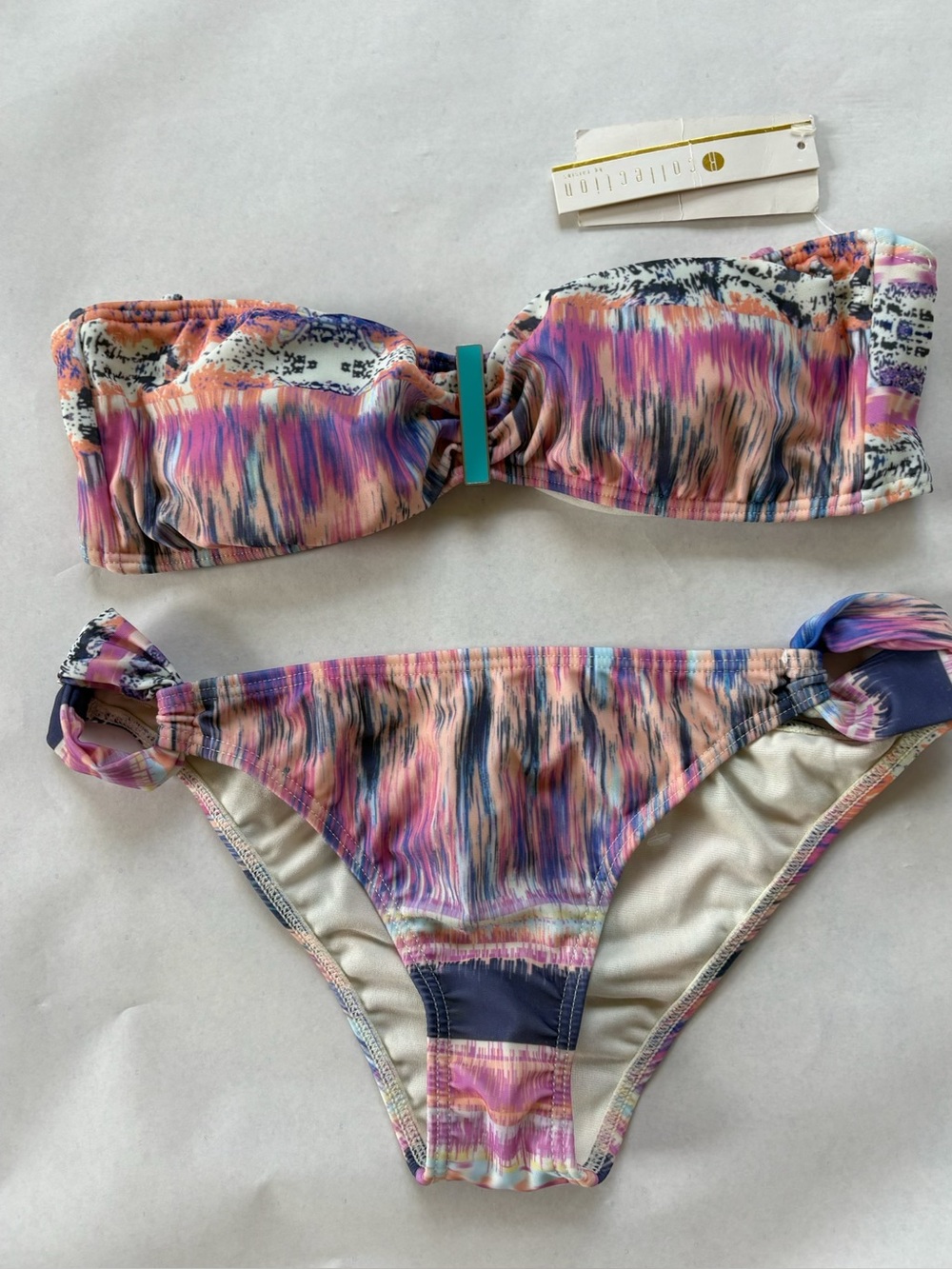 NWT - R Collections by Raisins- Colorful bikini - Size M